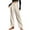 Beige1, variant on ABATAB Women's Wide Leg Dress Pants Ruched High Waisted Business Casual Trousers Dressy Work Office Pants with Pockets