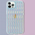 thumbnail image 5 of Compatible with iPhone 13 Pro Max Laser Case Cute Glitter Holographic 3D Wave Colorful Bling Sparkle Luxury Soft Shockproof Protective Cover for Girls and Women, 5 of 8