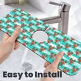 thumbnail image 6 of Sikiie Lobsters Of Turquoise Waves Splash Guard for Sink Faucet-1 PC Super Absorbent Fast Drying Mat Sink Gadgets-Splash Guard for Kitchen, Sink Mat, 6 of 7