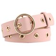 thumbnail image 1 of Unique Bargains Ceinture en Cuir à Oeillets Cloutés pour Femme, 1 of 6