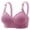 Purple, variant on JGTDBPO Front Closure Bras For Women Wireless Plus-Size Printing Bra Nursing Bras Vest Gathered Together Breathable And Comfortable Brassiere Bra Minimizer Extra-Elastic Bra Everyday Bra