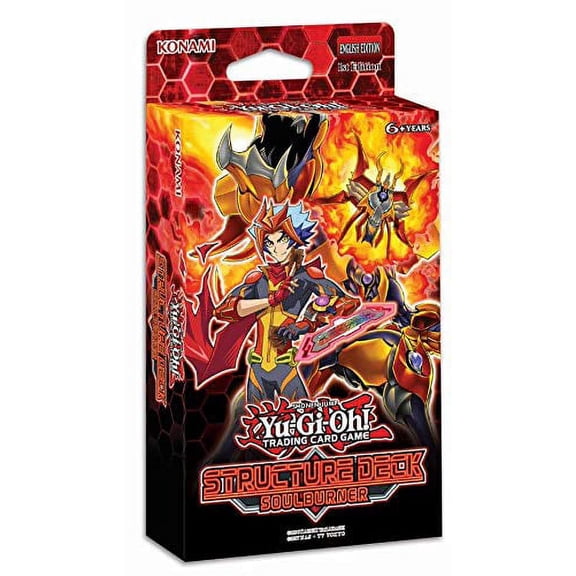 Collectible Yugioh Structure Deck Soulburner - per deck of 42 cards
