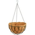 thumbnail image 2 of mintcraft gb-4303-3l 12-inch hanging basket with coconut, 2 of 2