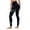 Blue, variant on Ramiter Workout Leggings for Women Women's Yoga Pants High Waisted Tummy Control Workout Leggings Big Girls Yoga Pants with Pockets S,Gold
