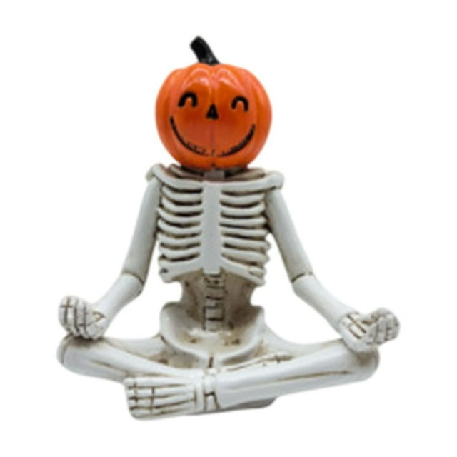 Mom's Best Letreros de mesa de Halloween con forma de calabaza y calavera bendecida