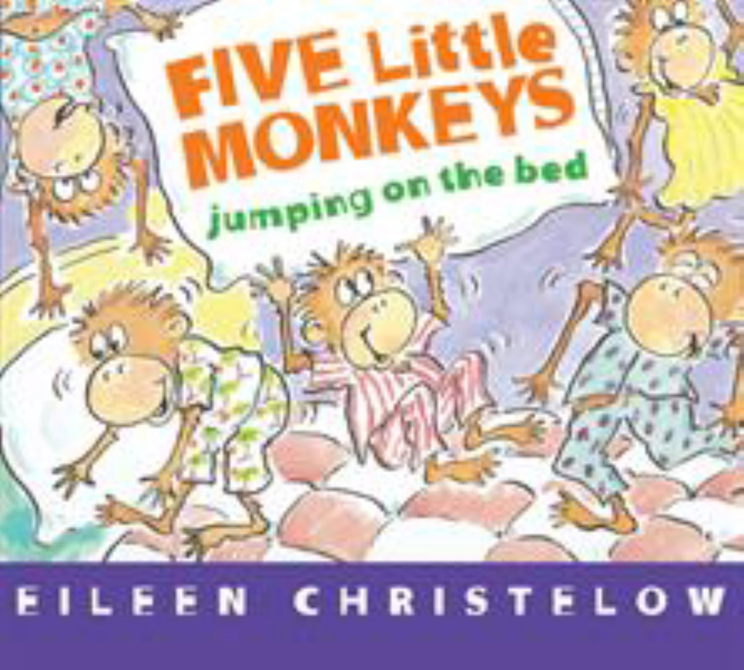 洋書 M12 Five Little Monkeys Jumping on the Eileen Christelow Five Little Monkeys Jumping on the Bed Paperback
