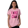 thumbnail image 4 of I Like Cats Crazy Feline Lover Lady Women's Graphic T Shirt Tees Brisco Brands S, 4 of 6
