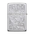 thumbnail image 3 of Encendedor Zippo 352 Venetian High Polish Chrome de Laton a Prueba de Viento, 3 of 5