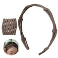 thumbnail image 3 of Diadema Plegable Para Niñas, Plástico De , Y Resistente, Diseño De Moda, Peso Ligero, Para Uso En Casa, Gimnasio, Escuela, Oficina, En 2 Colores, Con Cepillo Para El, 3 of 7