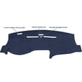 thumbnail image 3 of Fits 2013-2016 Ford Fusion Dashboard Mat Pad Dash Cover-Indigo, 3 of 3