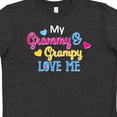 thumbnail image 4 of Inktastic My Grammy and Grampy Love Me with Hearts Youth T-Shirt, 4 of 5