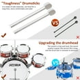 thumbnail image 6 of LAYADO 21inch Drum Set for Kids 1-3, Drum Kit for Beginners, Musical Instrument 5 Drums + 1 Cymbal with Small Stool Drum, Drum Kit for Toddler 1-3 Drummer Toys Boys Girls Gift, 6 of 8