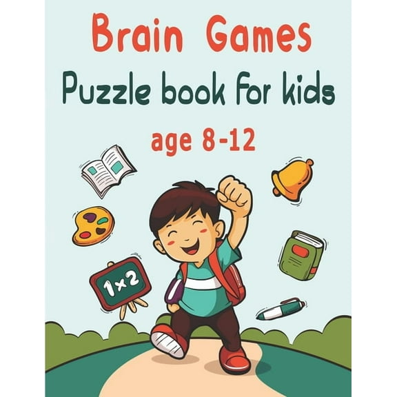 Puzzle book for kids age 8-12: Word search, Sudoku, Word Scramble, Mazes, Draw and Coloring pages