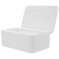 thumbnail image 1 of PAMINGONO Small Storage Box 1Pcs Wipes Container Modern Style Dustproof and Lightweight 19.4*12.2*7.5in, 1 of 8