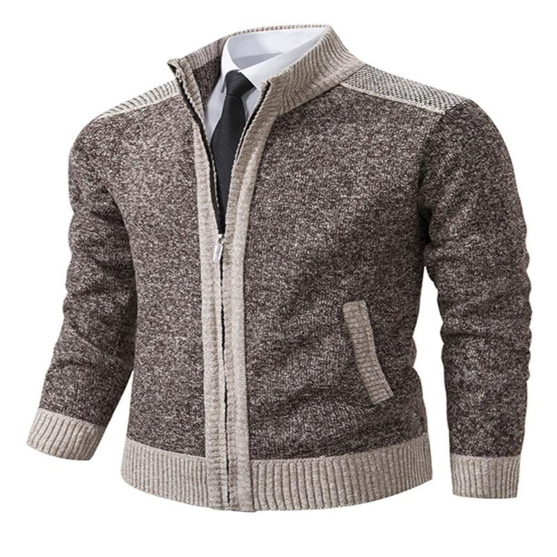Men s Classic Soft Knitted Cardigan Sweaters Walmart