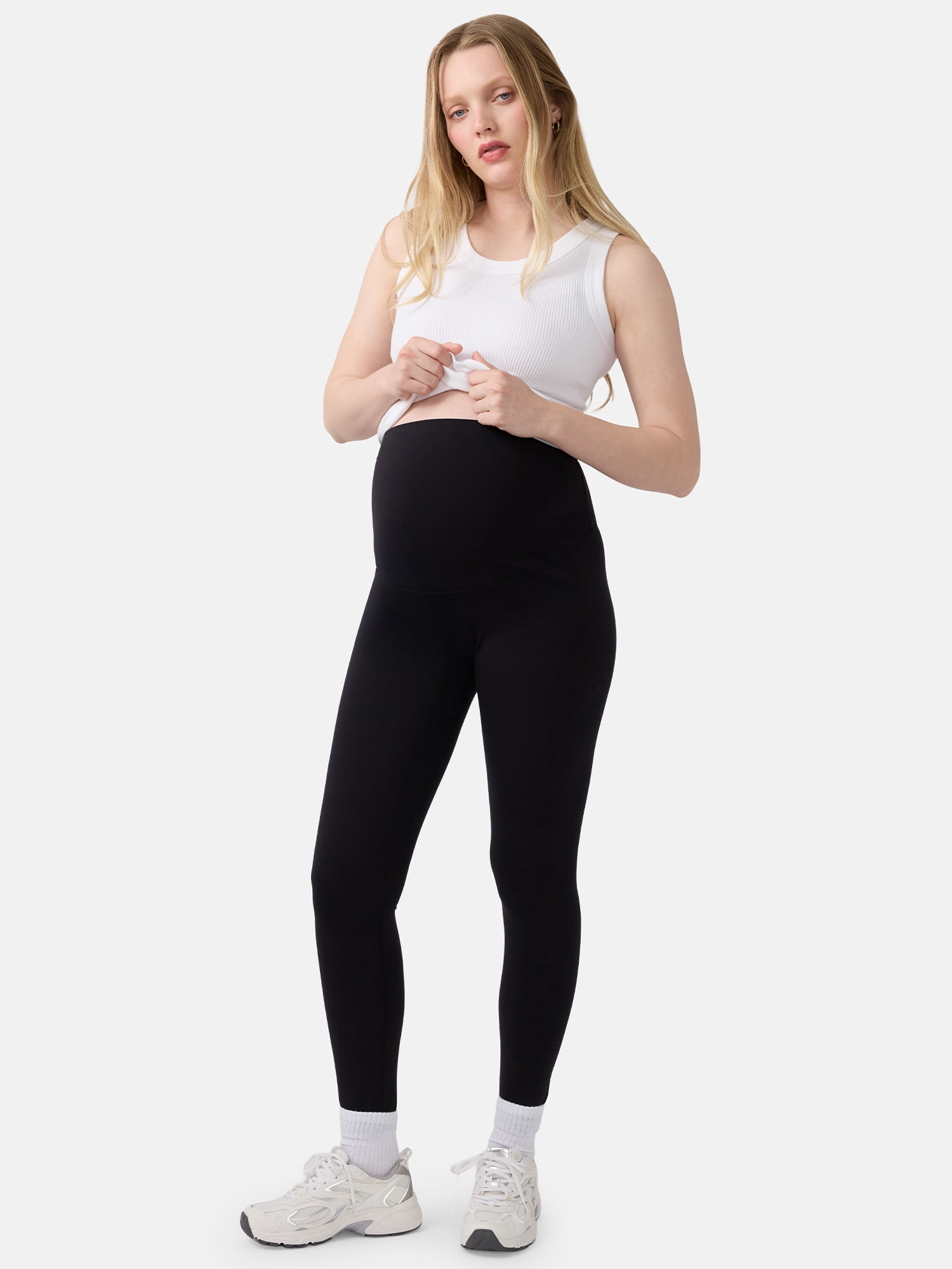 Ingrid & Isabel For Every Belly Women's Maternity Fleece Lined Leggings, Sizes S-XXL