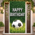 thumbnail image 6 of Green Turf Banner Soccer Ball Football Party Backdrop 3D White Letters Natural Style Sports Theme Background for Soccer Birthday Party Kids Sports Party Outdoor Party Decoration, 6 of 9