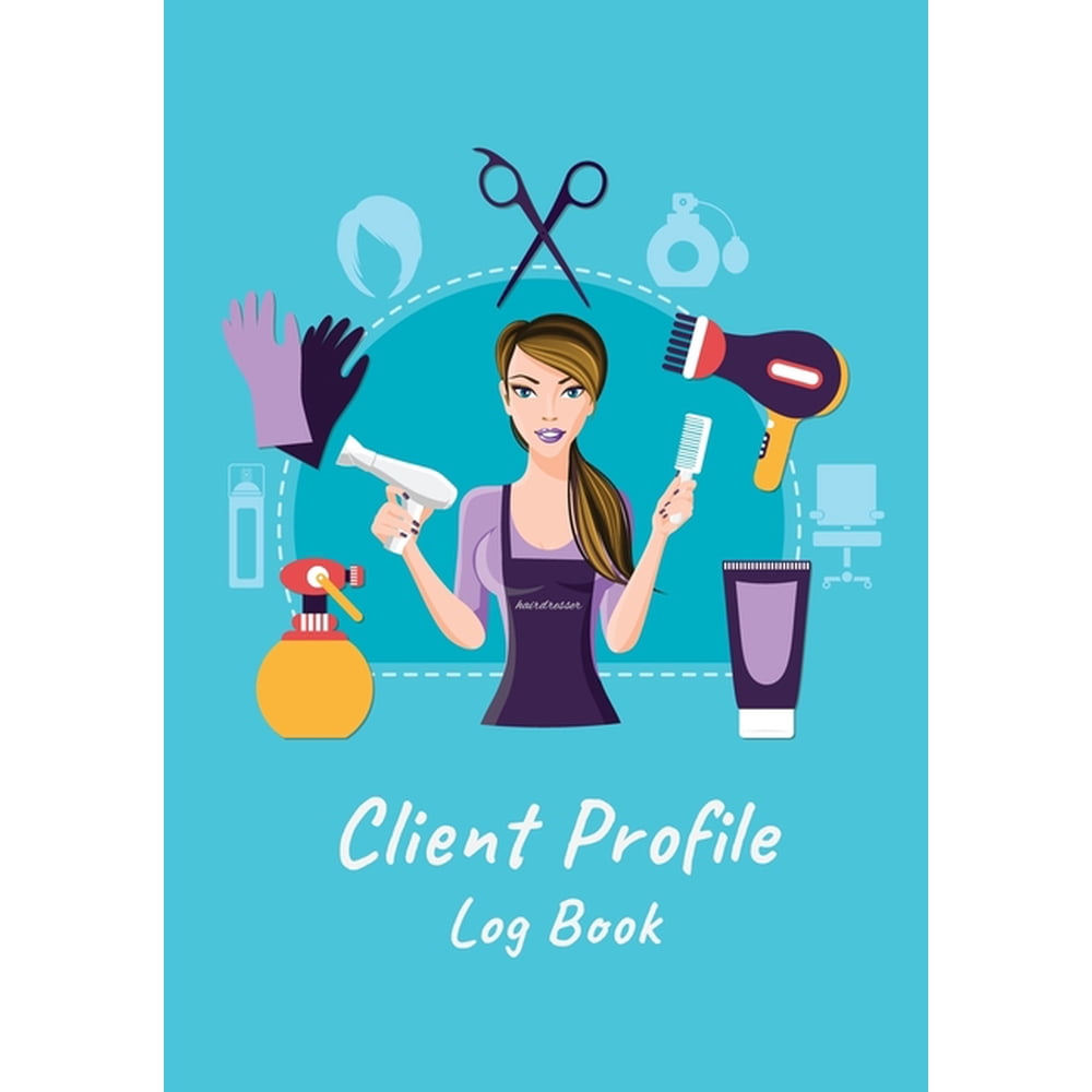 Customer client profile log book Hair stylist client profile book