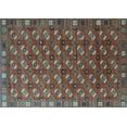thumbnail image 1 of Ahgly Company Indoor Rectangle Southwestern Light Blue Country Area Rugs, 2' x 5', 1 of 4