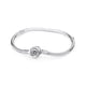 thumbnail image 1 of Original 925 Sterling Silver Bracelets Bangles Crystal Ball Love Heart Clasp Beads Charms Moments Bracelet For Women DIY Jewelry, 1 of 5