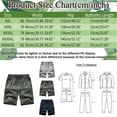 thumbnail image 4 of Aayomet Mens Workout Shorts Striped Pocket Tether Cropped Pants Athletic Functional Cargo Pants (Black, XXXXXL), 4 of 4