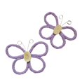 thumbnail image 2 of CoudarTitie 2 Pieces Butterfly Wall Art Decor Boho Decorative Modern Wall Hanging Decoration Purple, 2 of 9