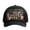 A #001, variant on 9.11 Never Forget 25th Anniversary Baseball Cap,Memorial Hat | Distressed patriotic cap featuring tribute lights, city skyline and a bold remembrance message for commemorative occasions.