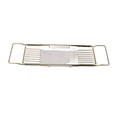 thumbnail image 1 of Plateau de Bain Extensible, Plateau de Baignoire, Plateau d'Égouttage pour Étagère de Bain à Placement Stable, Conception d'Égouttage Plateau de Baignoire, Plateau de Baignoire Multifonction pour Baignoire, 1 of 7