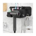 thumbnail image 4 of Estante para secador de pelo, estante de almacenamiento para secador de pelo de silicona, estante para secador de pelo, secador de pelo para baño, negro Hy, 4 of 5