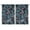 Botanical Jun, variant on Set of 2 Aloha Floral Kitchen Curtains 42x63 Inch, Tropical Plant & Jungle Leaves Design Semi-Sheer Caf Curtains with 3" Rod Pocket