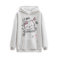 thumbnail image 1 of 2024 New Winter Sweatshirt hello kitty Loose Slimming Look Versatile Cute hello kitty Velvet Thickeneded Style, 1 of 5