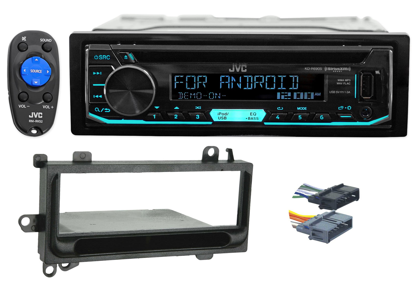 JVC Stereo/Receiver/CD Player Factory Replacement For 1997-02 JEEP WRANGLER  TJ 