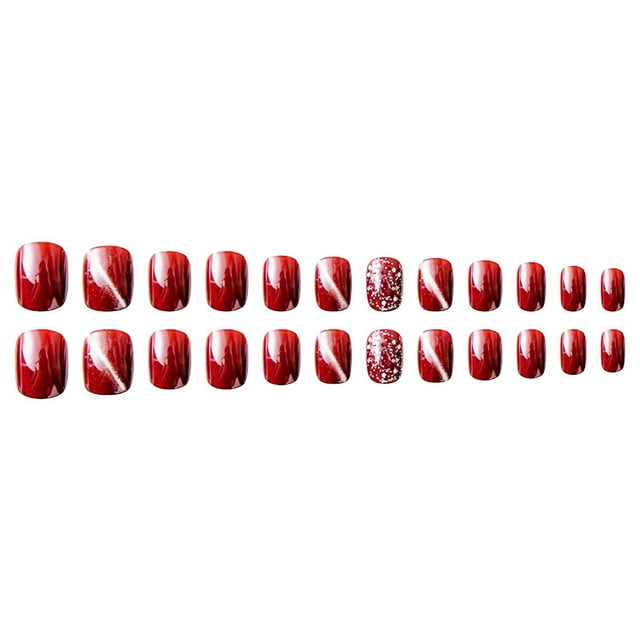 Parche de uñas HUOGUO Mysterious Cat Eye Jelly Gu M, 3 ml (24 unidades)