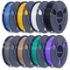 thumbnail image 1 of Filamento para impresora 3D SUNLU PLA de 1,75 mm, 250 g, 8 rollos, multicolor, 1 of 9