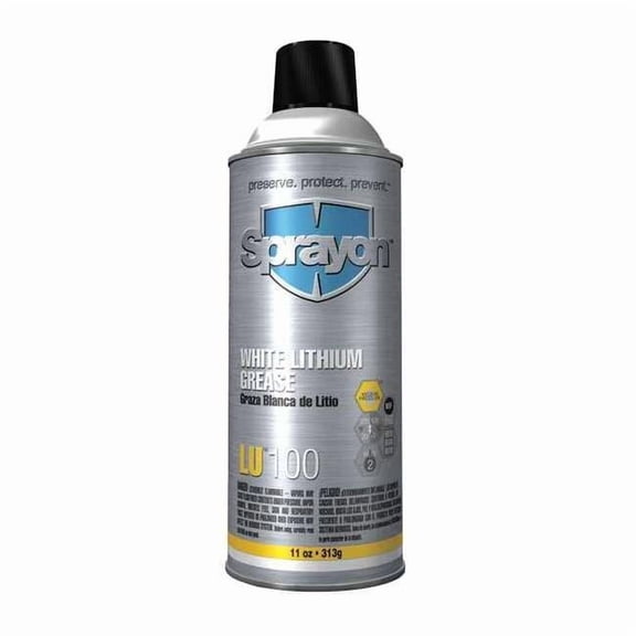 Sprayon Semi-Synthetic, 16 oz, Aerosol Can, White SC0100000