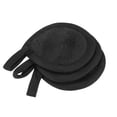 thumbnail image 6 of Unique Bargains 3 Pcs Soft Flannel Pads Reusable Makeup Remover Eco Pads Facial Cleansing Pad for Most Skin Types Black, 6 of 6