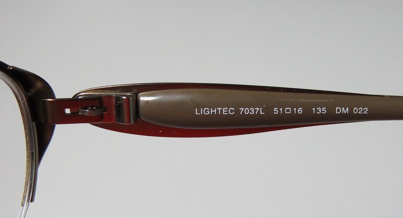 NEW LIGHTEC 7037L WOMENS/LADIES DESIGNER HALF-RIM ANTIQUE  display picture 1