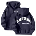 thumbnail image 2 of Hoodies for Women 2025 California Los Angeles Hoodie Long Sleeve Graphic Y2K Hoody Hooded Sweatshirt Women Pullover, 2 of 5