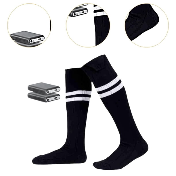 Chaussettes Chauffantes USB 6000mAh – 4 Niveaux De Chaleur, Lavables, Homme/Femme, Sport Hiver