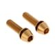 thumbnail image 1 of Paquete de 2 Pernos de Cabeza Cónica para Bicicleta de Aleación de Premium Arandela de Tornillo M5x16 M5x18 M5x20mm Multiusos M5x16 oro Soledad, 1 of 7