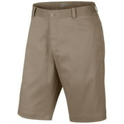Men's Flat Front Tech Golf Shorts (Closeout) (Khaki, 32)