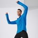thumbnail image 5 of pstuiky top de hombre Sudadera con capucha y cremallera de forro polar de color liso para hombre, con parte superior cálida para deportes al aire libre, camiseta informal de manga larga, 5 of 9