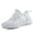 White, variant on Men's Glowing Casual Shoes, Unisex Fiber Optic Shoes, Rechargeable Mesh Breathable Lightweight Sneakers for Parties, Weddings, Couples, Festive Gifts, Adult Shoes