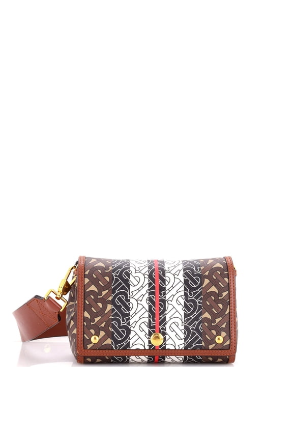 Pre-Owned TB Flap Bag Monogram E-Canvas Small By Rebag