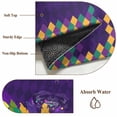 thumbnail image 6 of Large Area Rugs for Living Room Bedroom, Purple Carnival 8'x10' Rug Washable Carpet Runner Indoor Outdoor, Modern Geometric Feathers Ethnic Non Slip Floor Mats Rug for Kitchen, Patio, 6 of 8