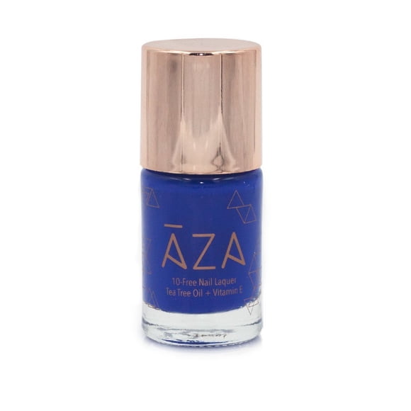 Esmalte de uñas AZA - Gel vegano de secado rápido, libre de crueldad animal, no tóxico, resistente a las virutas, como tonos magníficos de color azul real (Rompe el techo de cristal)