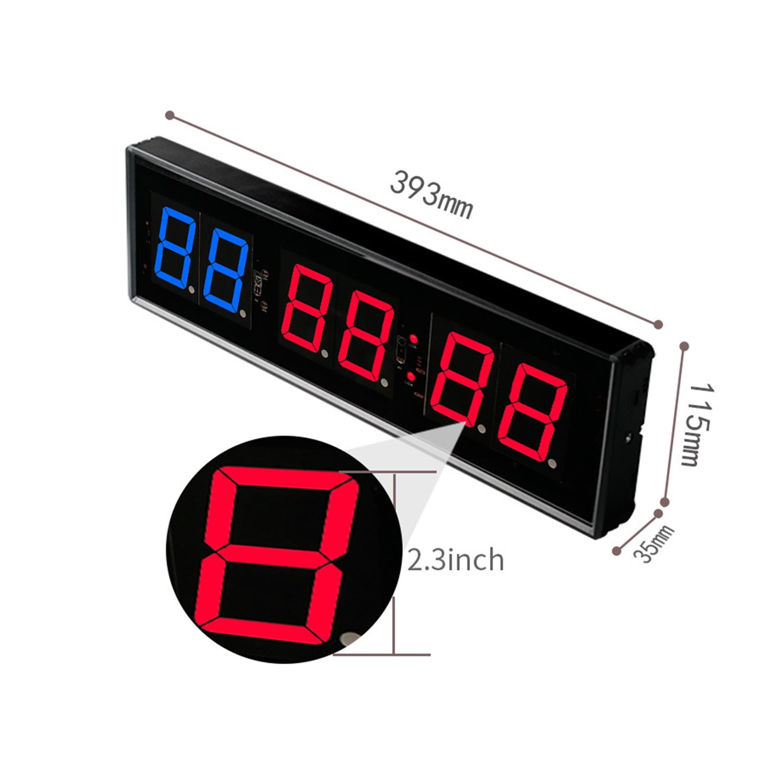 Led Interval Timer Countdown / Up Clock Cronometro con telecomando