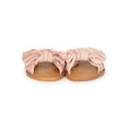 thumbnail image 4 of Women's Shoes Pleated Chiffon Bow Vamp Slide Sandal 20625, 4 of 6