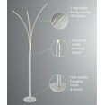 thumbnail image 2 of Lite Source Ls-83564 Monita 3 Light 81" Tall Led Tree Floor Lamp - Black, 2 of 7