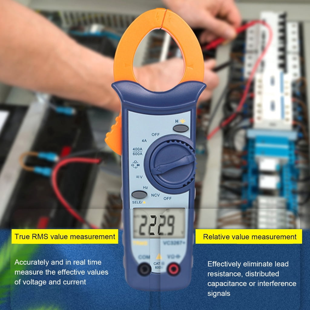 Zorvai Professional Digital Clamp Multimeter Featuring Voltages Current Testing And Auto Ranges Function